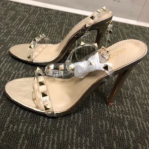 Brand New Gold Heels